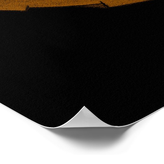 Dampfmaschine (Kupfer) Poster (Ecke)