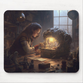 Dampfmaschine Mousepad