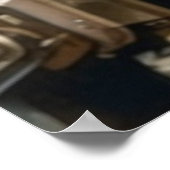 Dampfmaschine Poster (Ecke)