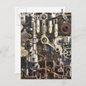 Dampfmaschine Postkarte (Vorne/Hinten)