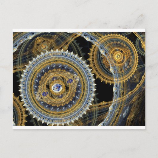 Dampfmaschine Postkarte (Vorderseite)