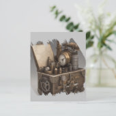 Dampfmaschine - Vintage Schatztruhe (Stehend Vorderseite)