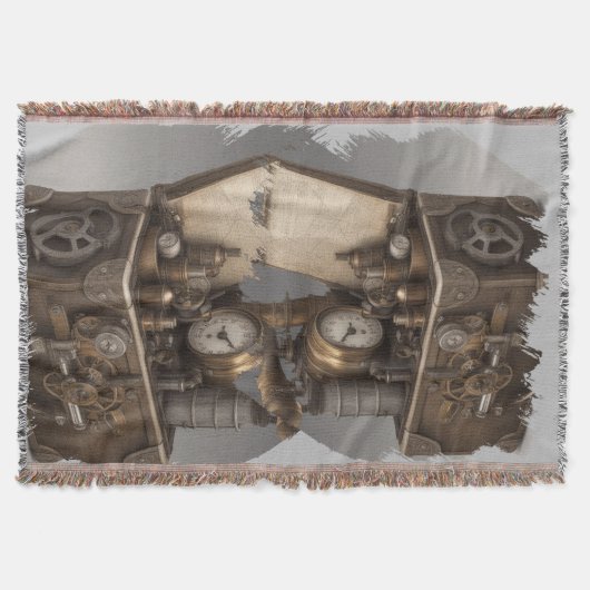 Dampfmaschine - Vintage Schatztruhe Decke (Vorderseite)