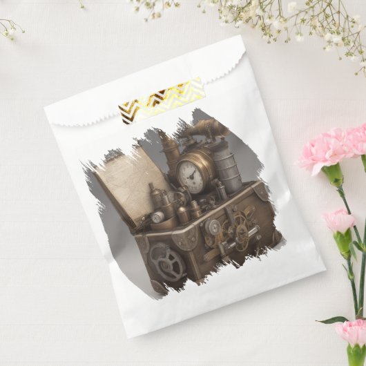 Dampfmaschine - Vintage Schatztruhe Geschenktütchen (Versiegelt)