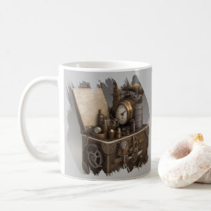 Dampfmaschine - Vintage Schatztruhe Kaffeetasse
