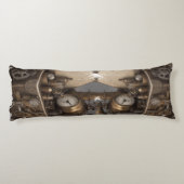 Dampfmaschine - Vintage Schatztruhe Seitenschläferkissen (Rückseite)