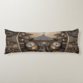 Dampfmaschine - Vintage Schatztruhe Seitenschläferkissen (Vorderseite)