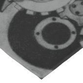 Dampfmaschine (Vollfarbe) Tischdecke (Schrägansicht)