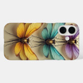 Dampfmaschinen-Libellen Case-Mate iPhone Hülle (Rückseite (Horizontal))