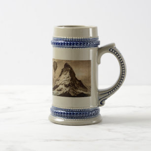 Dampfmaschinen-Matterhorn Bierglas