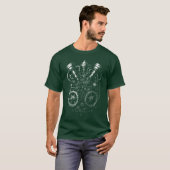 Dampfmaschinen-Motor  T-Shirt (Vorne ganz)