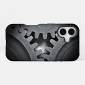 Dampfmechanik-Getriebe iPhone 16 Hülle (Rückseite (Horizontal))