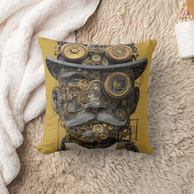 Dampfmechanischer Gentleman Kissen (Decke)
