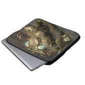 Dampfmechanischer Industrie-Alligator Laptopschutzhülle (Vorne Knopf)
