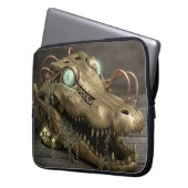 Dampfmechanischer Industrie-Alligator Laptopschutzhülle (Vorderseite Links)
