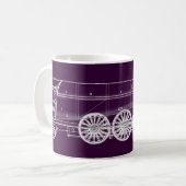 Dampfmotor Kaffeetasse (Vorderseite Links)