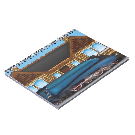 Dampfmotor Notizblock (Linke Seite)