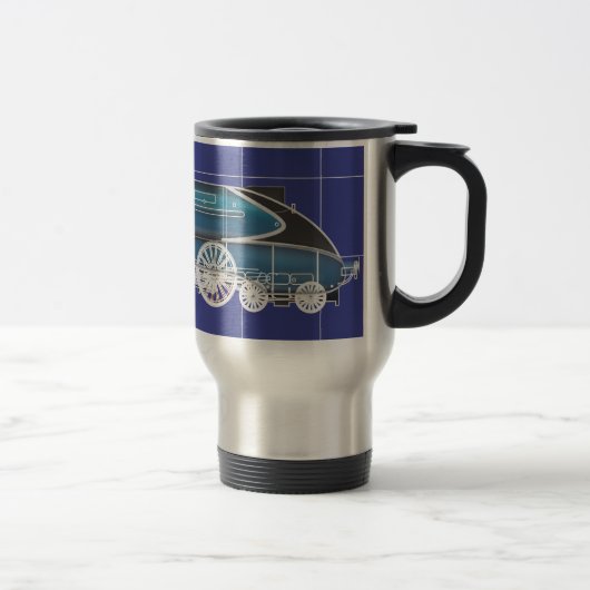 Dampfmotor Reisebecher (Rechts)