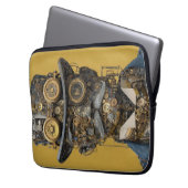 Dampfpanik-Mechanischer-Gentleman Laptopschutzhülle (Vorderseite Links)