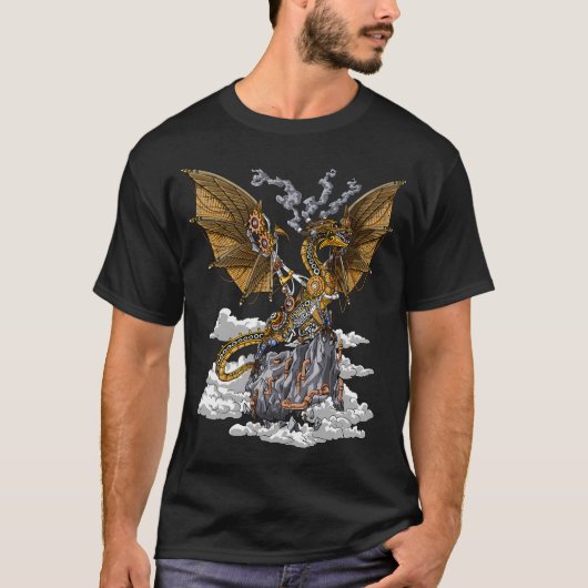 Dampfpanther-Drache T-Shirt (Vorderseite)