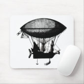 Dampfpiratenluftschiff Mousepad (Mit Mouse)