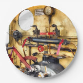 DAMPFPLATTE PAPPTELLER (Vorderseite)