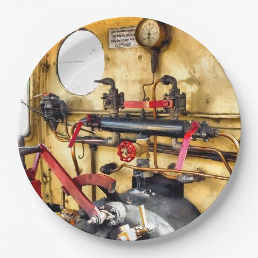 DAMPFPLATTE PAPPTELLER (Vorderseite)