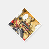 DAMPFPLATTE SERVIETTE (Ecke)