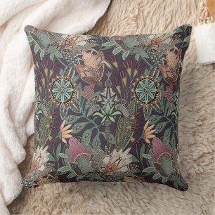 Dampfpunk Chintz Traube Kissen