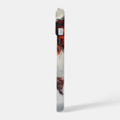 Dampfpunk Feuerdemon v2.0 iPhone 15 Hülle (Linke Seite)