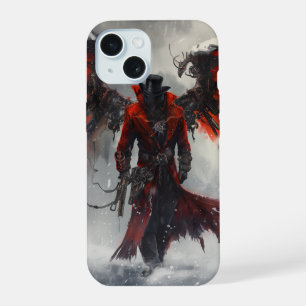Dampfpunk Feuerdemon v2.0 iPhone 15 Hülle