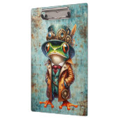 Dampfpunk-Frosch Klemmbrett (Links)
