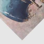 Dampfpunk-Katze Seidenpapier (Detail)