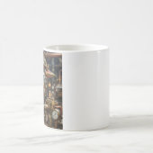 Dampfpunk-Kookaburra Kaffeetasse (Mittel)