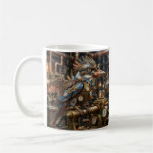 Dampfpunk-Kookaburra Kaffeetasse (Links)