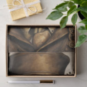 Dampfpunk-Pitbull-Dekupierscheibe-Papier Seidenpapier (Geschenk)