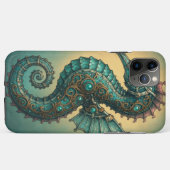 Dampfpunk-Seepferdchen Case-Mate iPhone Hülle (Rückseite (Horizontal))