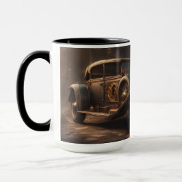 Dampfpunk-Stil-Klassiker-Auto Tasse