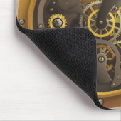 Dampfpunk-Uhr Mousepad (Ecke)