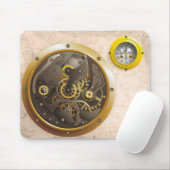 Dampfpunk-Uhr Mousepad (Mit Mouse)