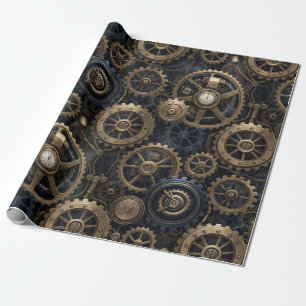 Dampfpunk-Verpackungspapier Geschenkpapier