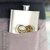 Dampfpunktherz mit Manometer Flachmann (Beispiel)