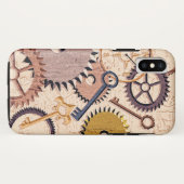 Dampfrad, Getriebe, Schlüssel, Alte Ölfarbe Case-Mate iPhone Hülle (Rückseite (Horizontal))