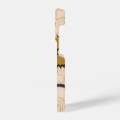 Dampfrad, Getriebe, Schlüssel, Alte Ölfarbe iPhone Hülle (Linke Seite)