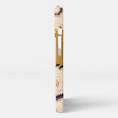 Dampfrad, Getriebe, Schlüssel, Alte Ölfarbe iPhone Hülle (Linke Seite)