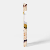 Dampfrad, Getriebe, Schlüssel, Alte Ölfarbe iPhone Hülle (Linke Seite)