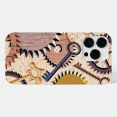 Dampfrad, Getriebe, Schlüssel, Alte Ölfarbe iPhone Hülle (Rückseite (Horizontal))