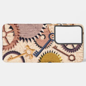 Dampfrad, Getriebe, Schlüssel, Alte Ölfarbe Samsung Galaxy Hülle (Rückseite (Horizontal))