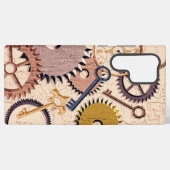 Dampfrad, Getriebe, Schlüssel, Alte Ölfarbe Samsung Galaxy Hülle (Rückseite (Horizontal))