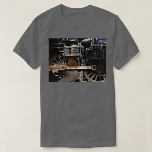 Dampfrad-Motor T-Shirt (Design vorne)